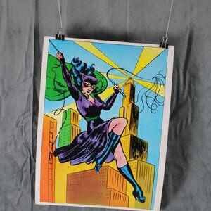 Vintage DC Poster - Catwoman 1978 DC Poster Book - Paper Poster